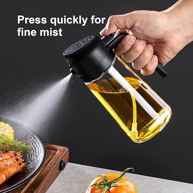 Oil Dispenser for Kitchen with Brush