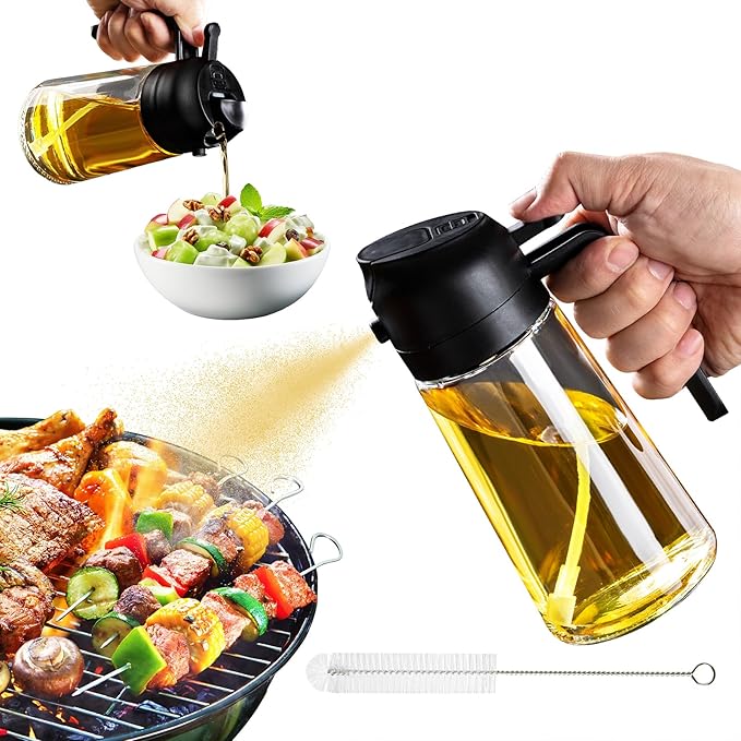 Oil Dispenser for Kitchen with Brush