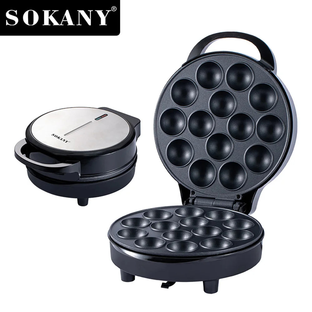 Sokany 14 Holes Mini Electric Pop Cake Waffles Maker Machine