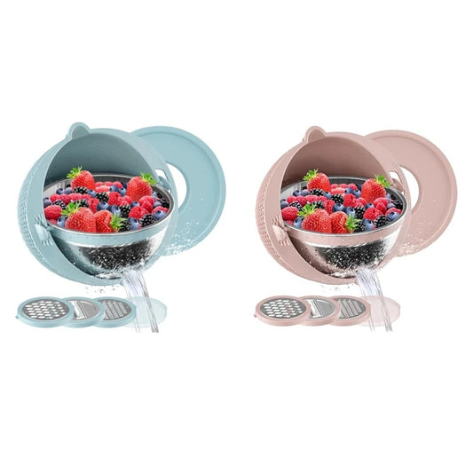 Colander With Mixing Bowl Grater Set