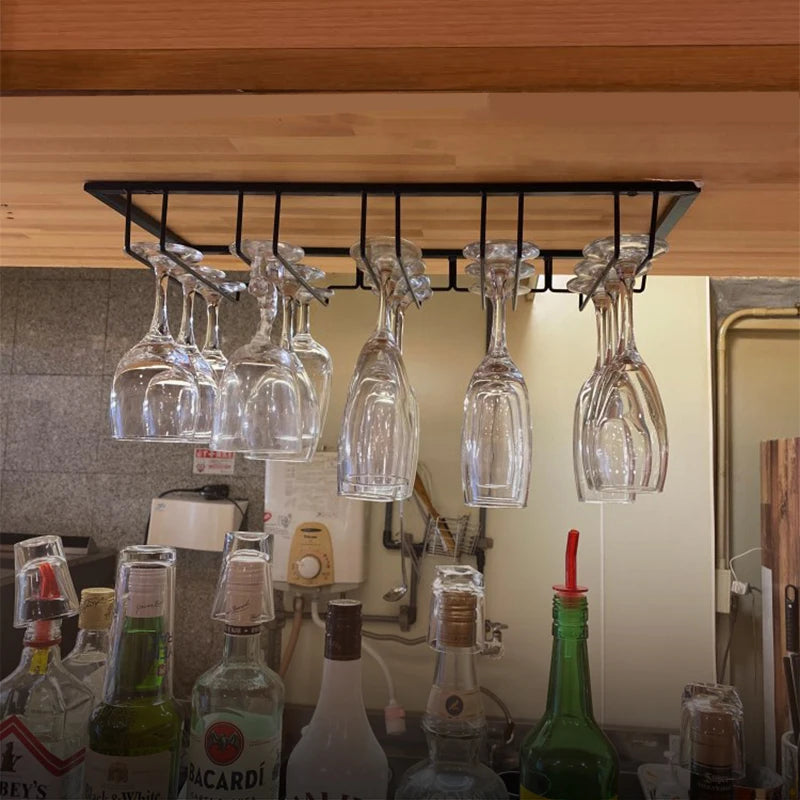 Bartender Stemware Hanging Rack