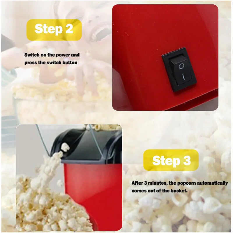 Hot Air Popcorn Maker