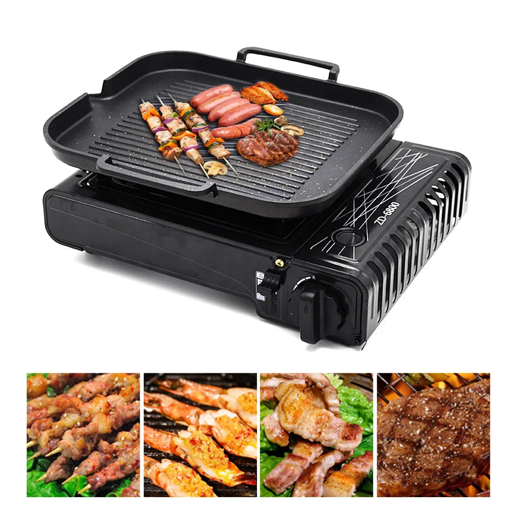 Korean Style BBQ Grill Pan With Maifan Coated Surface