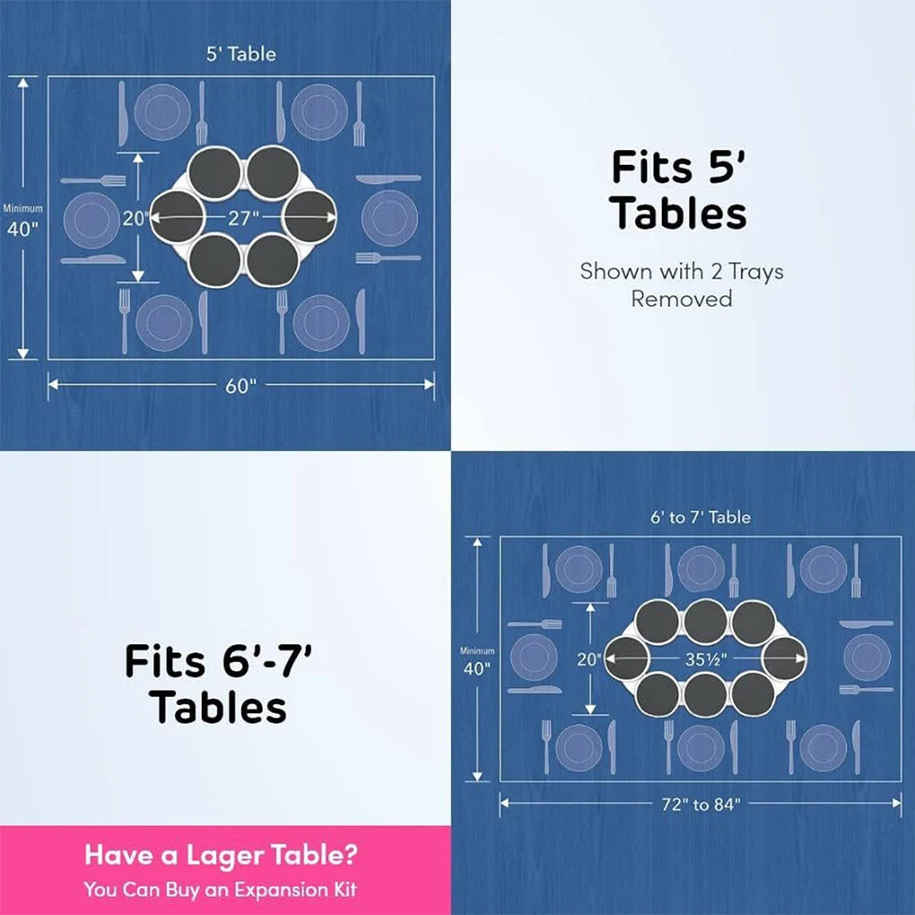 Lazy Susan For Revolution Table Plate