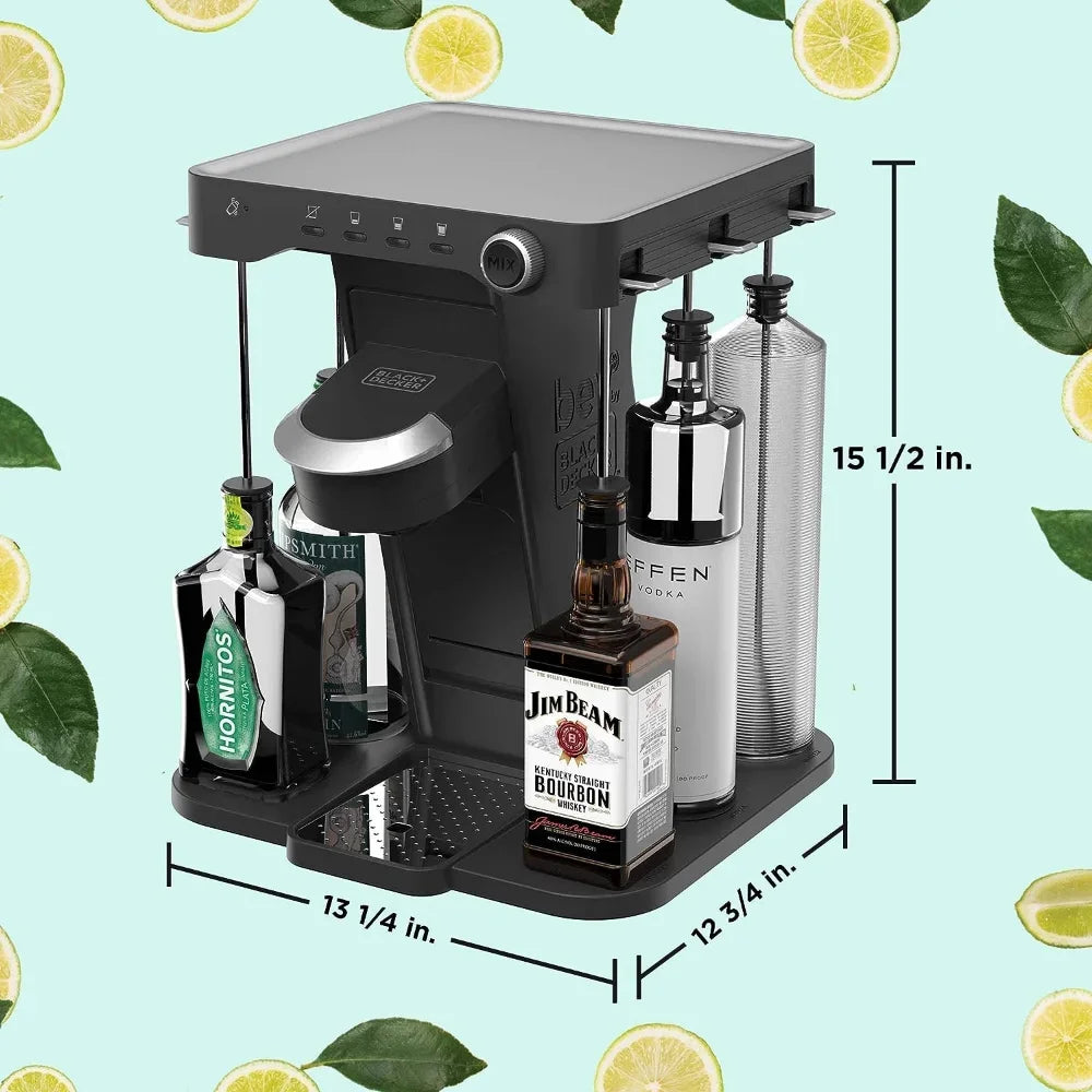 bev by BLACK+DECKER Cocktail Maker Machine and Drink Maker for Bartesian Capsules (BEHB101)